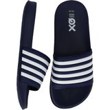 Slippers - Navy/Wit - Badslippers Kinderen - Unisex - Junior