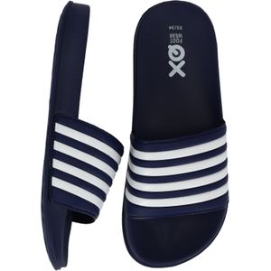 Slippers Kinderen - Unisex - Navy/Wit