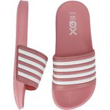 XQ-Footwear - Sportieve Slippers - Roze/Wit - Badslippers Kinderen