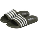 XQ-Footwear - Sportieve Slippers - Groen/Wit - Badslippers Kinderen