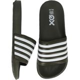 XQ-Footwear - Sportieve Slippers - Groen/Wit - Badslippers Kinderen