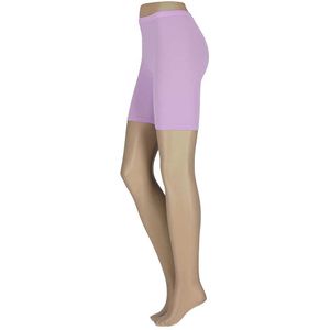 Sarlini - Korte Dames Legging - Zwart - Lime - Peach - Lila - 95% Polyamide - 5% Elastaan