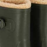 XQ - Regenlaarzen - Unisex - Groen - Fake Fur Voering