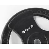 ForzaFit Halterschijf - Halter gewichten - 1x 15 kg - 30 mm - Rubber