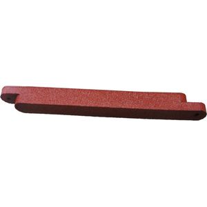 Rubber opsluitband - Zijstuk - 100 x 10 x 10 cm - Rood