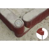 Gegalvaniseerde stalen buis voor montage rubber zandbak rand / opsluit