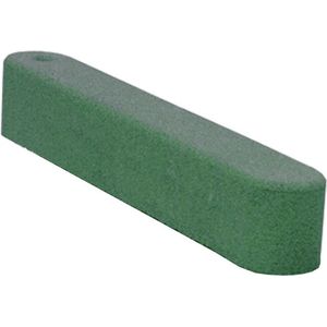 Rubber zandbak rand / opsluitband - 100 x 15 x 15 cm - Groen