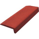 Rubber rand Speelplaats Rood - L vormige opsluitband - 100 x 40 x 14.5 cm