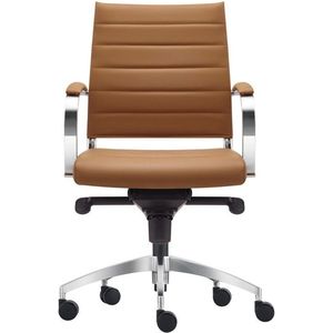Sedero Bureaustoel Cádiz - Cognac - Leder