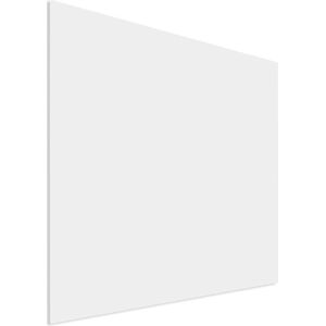 Premium glassboard met blinde bevestiging - 100x100 cm - Wit - IVOL
