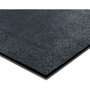 Gerecycled - Rubbermat - Vlak - 3 mm - Breedte 120 cm