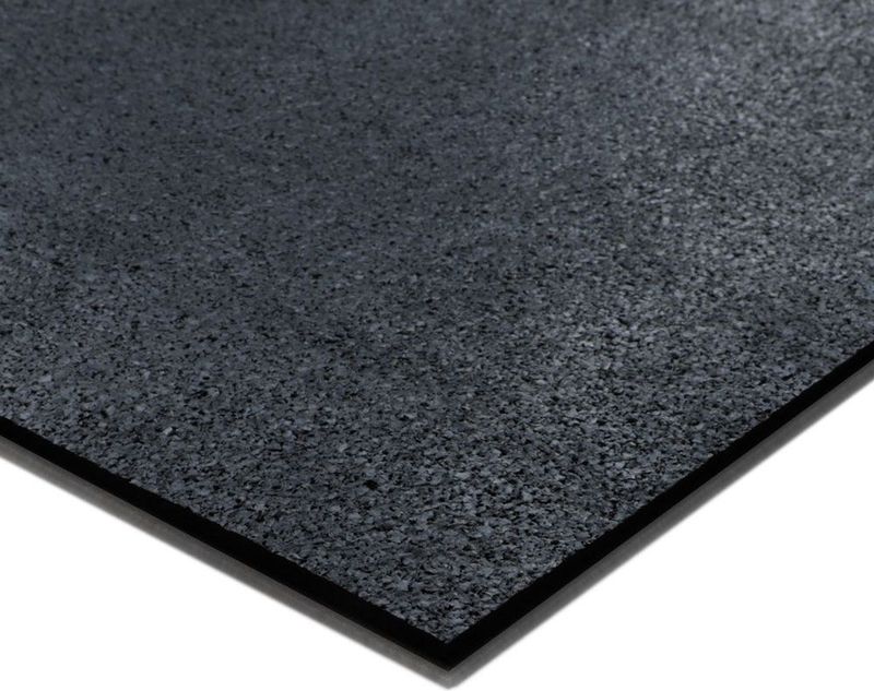 Gerecycled - Rubbermat - Vlak - 3 mm - Breedte 120 cm