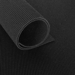 Gerecyclede rubbermat op rol - Fijne ribbel 3 mm - Breedte 60 cm