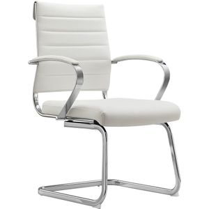 Sedero Design Eetkamerstoel Cádiz - Kunstleder - Wit
