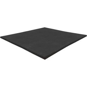 Sportvloertegel zwart - 100x100 cm - 15 mm - EPDM