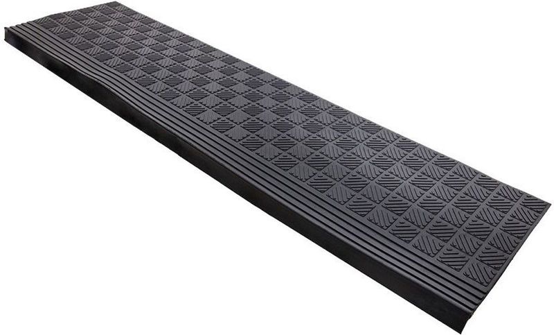 Trapmat - Rubber - Zwart - Antislip - 30 x 120 cm