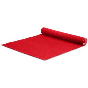 Torrance - Tapijt Loper - Rood - 100 cm Breed - 2 mm Dik