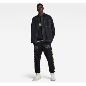 G-STAR RAW - Worn in Blade D23007-d304-d909 - T-shirt - Zwart - Boxy Fit - Lange Mouwen