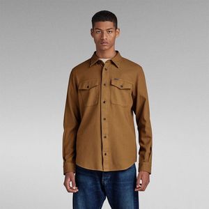 G-Star Raw - Shirt - Marine - Katoen - Slim Fit