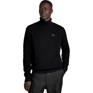 G-STAR RAW Turtle Knit Sweater voor heren, Zwart (Dk Black D24211-c868-6484), XS
