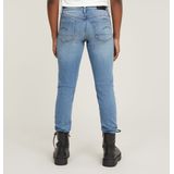 G-Star 3301 Skinny Jeans - Blauw - Katoen - Verstelbare Tailleband