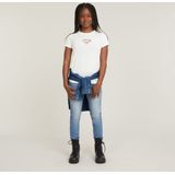 G-Star 3301 Skinny Jeans - Blauw - Katoen - Verstelbare Tailleband