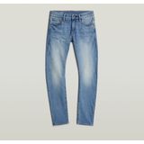 G-Star 3301 Skinny Jeans - Blauw - Katoen - Verstelbare Tailleband
