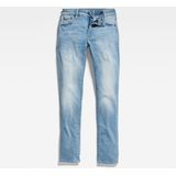G-Star 3301 Skinny Jeans - Blauw - Katoen - Verstelbare Tailleband