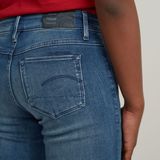 G-Star - 3301 Skinny Jeans - Midden Blauw - Meisjes