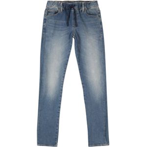 G-STAR RAW Jongens Kids 3301 Slim Pull-up Jeans, Blauw (Sun Faded Indigo Destroyed D24921-01-c041), 12 Jaar