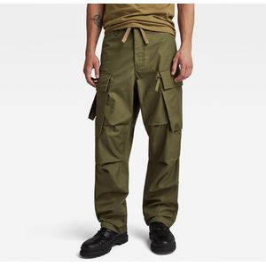 G-STAR Herenbroek - Groen - Katoen - Draagcomfort - Zijdelingse Zakken - Paspelzakken Achter