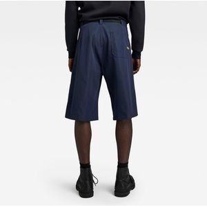 G-star Pleated Belt Chino Shorts Blauw 34 Man