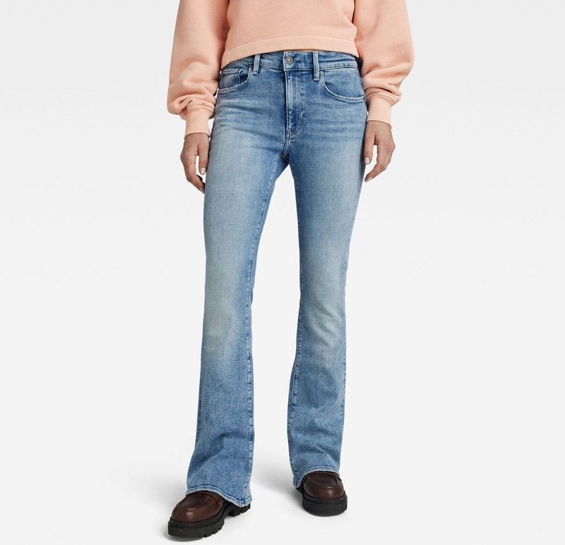 G-STAR RAW - Flare 3301 - Damesjeans - Blauw
