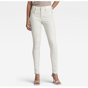 G-Star Raw - 3301 High Skinny Jeans - Wit - Denim