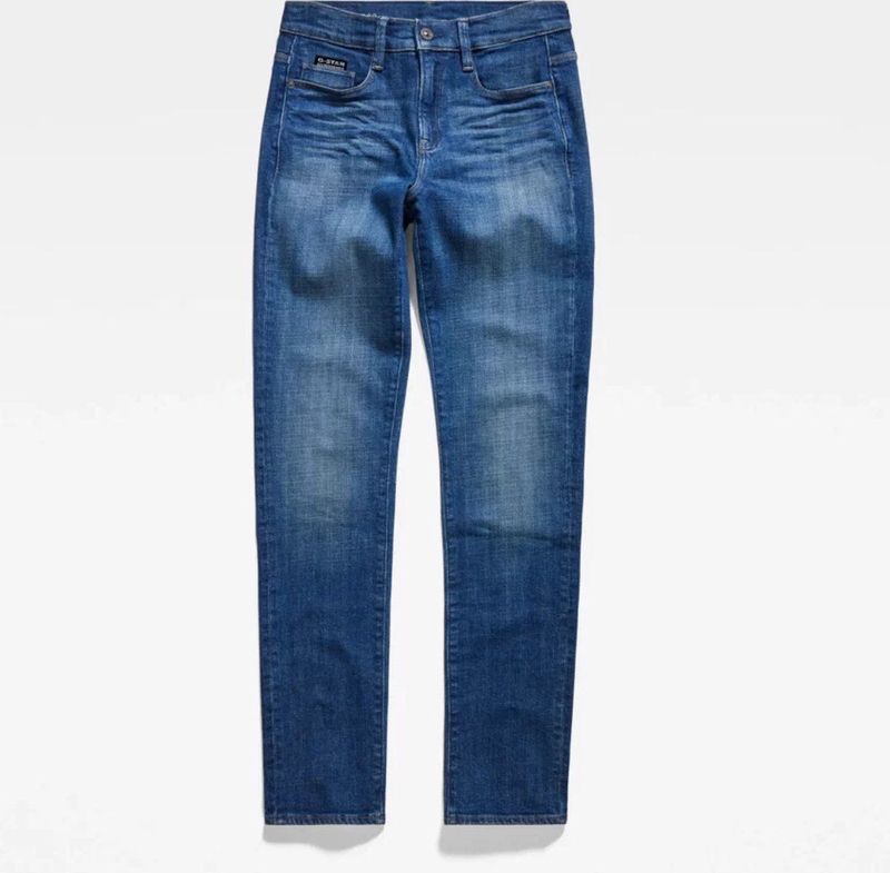G-STAR RAW - Ace 2.0 Slim Straight - Damesjeans - Blauw - Faded Radiance