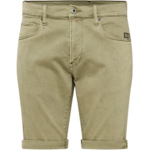 G-star 3301 Slim Fit Korte Jeans - Blauw - Katoen - Regular Fit