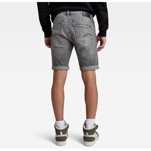 G-star 3301 Slim Fit Korte Jeans - Katoen - Regular Fit - Geprinte Graphic