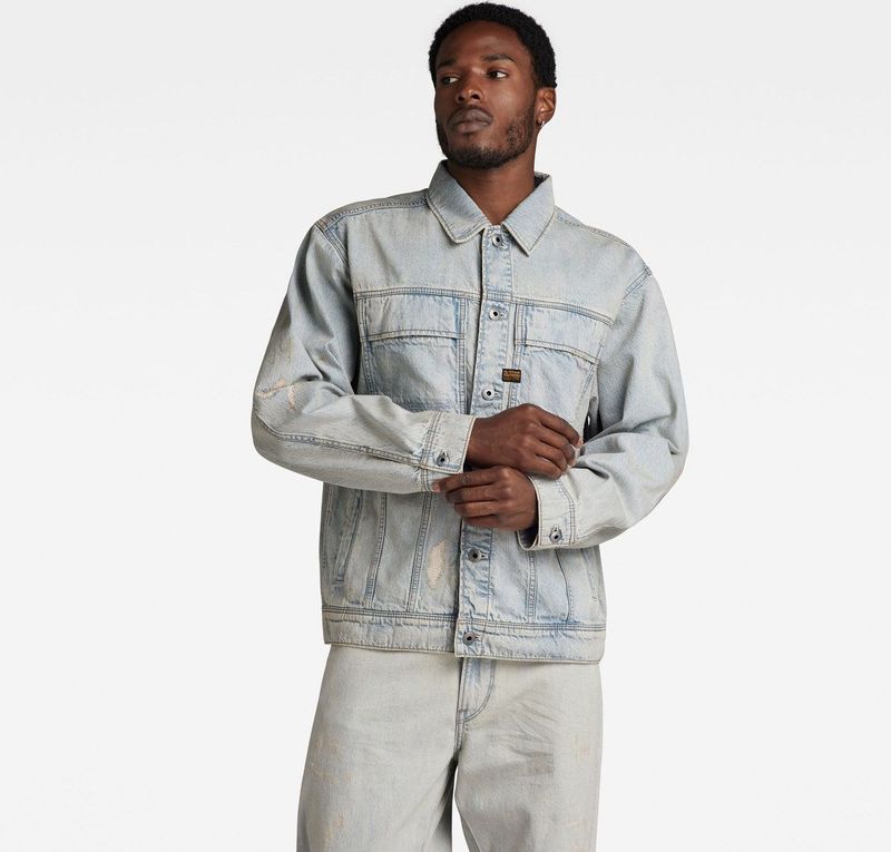 G-Star RAW - Oversized Jacket - Denim - Katoen - Lange Mouwen