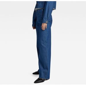 G-STAR RAW - Judee Loose Cut Wb - Damesjeans - Blauw - Raw Denim D24355-d547-001