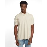 Shirt - Poloshirt - Effen - Katoen - Knoopsluiting, Polokraag, Kwartmouw