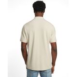 Shirt - Poloshirt - Effen - Katoen - Knoopsluiting, Polokraag, Kwartmouw