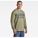 G-star Placed Boxy T-shirt Met Lange Mouwen Groen S Man