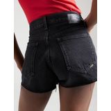 True - Short Raw Edge - Korte Broek - Zwart - Katoen