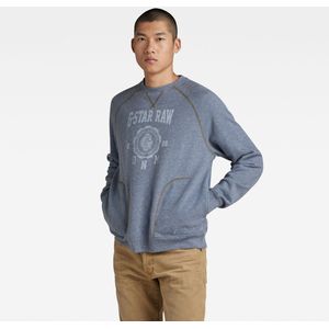 G-STAR RAW - Collegic Raglan Loose r Sweat - Meerkleurig - Comfortabele Pasvorm