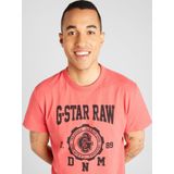 G-star Collegic T-shirt Met Korte Mouwen Oranje XS Man