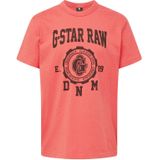 G-star Collegic T-shirt Met Korte Mouwen Oranje XS Man