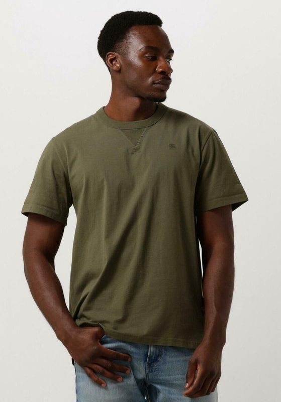 G-Star - D24449-336-B230 - T-shirt - Groen - Korte Mouwen - Biologisch Katoen - Duurzaam