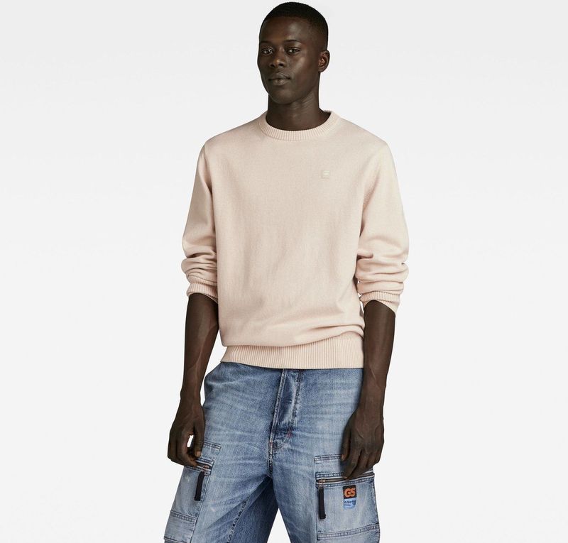 G-STAR RAW - Whitebait D21931-D563-1603 - Gebreide Trui - Beige