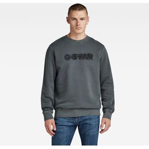 G-star - Distressed Logo R - Sweater - Biologisch Katoen - Regular Fit
