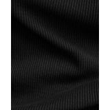 G-star Ribbed Lange Mouw Poloshirt Zwart XS Vrouw